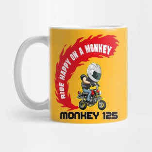 Ride Happy on a Monkey Mug